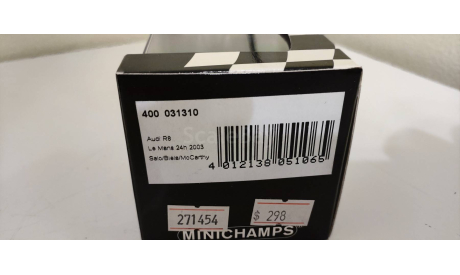 Audi R8 LMS 2003 Minichamps, масштабная модель, scale43
