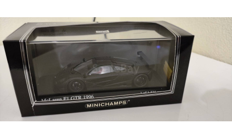 McLaren F1 GTR 1996 Black Minichamps, масштабная модель, scale43