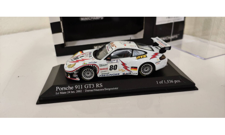 Porsche 911 GT3 RS LMS 2002 Minichamps  400026980, масштабная модель, scale43