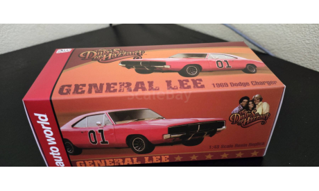 Dodge Charger General Lee 1969 Auto World, масштабная модель, scale43