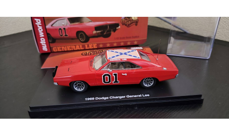 Dodge Charger General Lee 1969 Auto World, масштабная модель, scale43