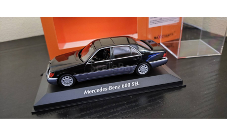Mercedes 600SEL 600 SEL 1992 Minichamps, масштабная модель, Mercedes-Benz, scale43