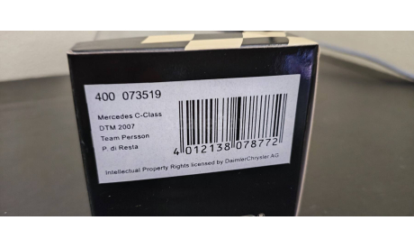 Mercedes C-Class DTM 2007 Minichamps, масштабная модель, Mercedes-Benz, scale43