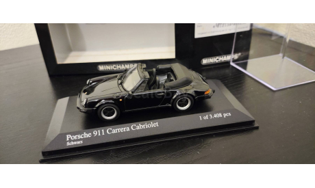 Porsche 911 Carrera cabriolet 1983 Minichamps, масштабная модель, scale43