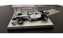 Mercedes GP Petronas Showcar 2010 M.Schumacher Minichamps, масштабная модель, scale0, Mercedes-Benz