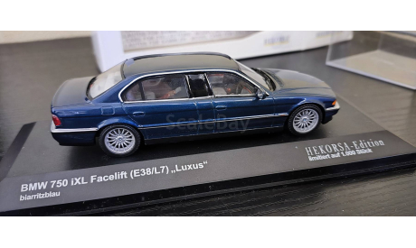 BMW 750 IXL facelift E38/L7 luxury Hekorsa, масштабная модель, scale43