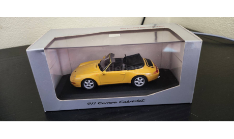 Porsche 911 Carrera Cabriolet (993) Minichamps, масштабная модель, scale43