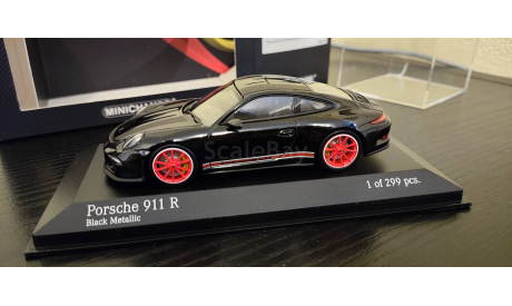 Porsche 911R 911 R (991) 2016 Minichamps, масштабная модель, scale0