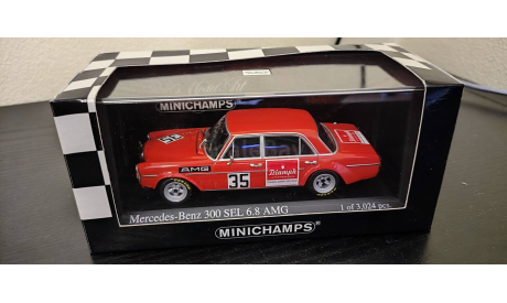 Mercedes 300Sel 300 Sel 6.8 AMG 1971 W109  Minichamps, масштабная модель, scale0, Mercedes-Benz