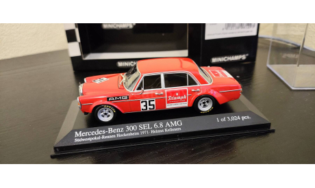 Mercedes 300Sel 300 Sel 6.8 AMG 1971 W109  Minichamps, масштабная модель, Mercedes-Benz, scale0