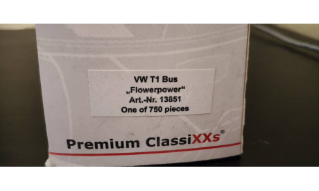 Volkswagen VW T1 T 1  Bus Flower Power Premium Classixxs, масштабная модель, scale43