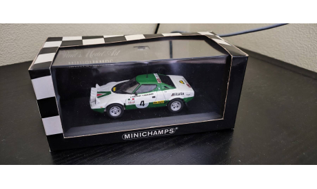 Lancia Stratos Alitalia 1975 Minichamps, масштабная модель, scale43