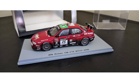 Alfa Romeo 156 WTCC  2006 Spark, масштабная модель, 1:43, 1/43