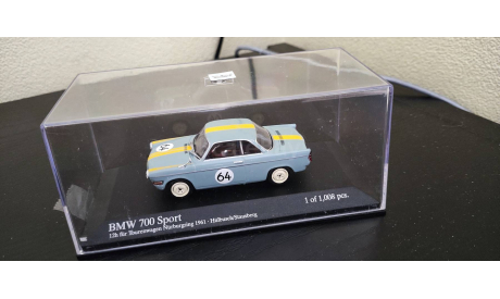BMW 700 Sport Nurburgring 1961  Minichamps, масштабная модель, scale43