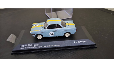 BMW 700 Sport Nurburgring 1961  Minichamps, масштабная модель, scale43