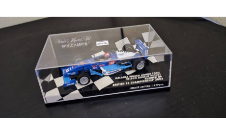 Dallara Mugen Honda F303 N. Piquet British F3 2003 Minichamps, масштабная модель, scale43