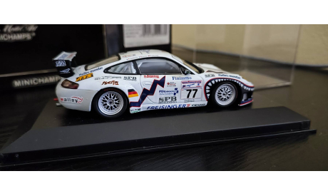 Porsche 911 GT3-RS Le Mans 2001 Minichamps, масштабная модель, scale43
