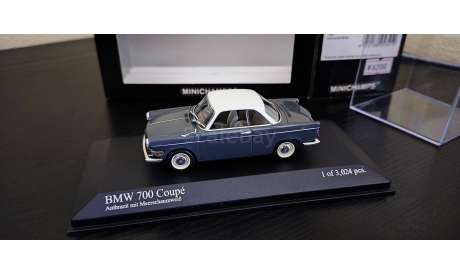 BMW 700 Coupe  Sport  1960 Minichamps, масштабная модель, scale43