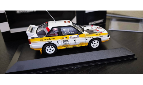 Audi Sport Quattro  Rally 1985  Minichamps, масштабная модель, scale43