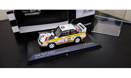 Audi Sport Quattro  Rally 1985  Minichamps, масштабная модель, scale43