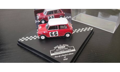 Mini Morris Cooper Rallye Monte-Carlo 1962 Vitesse, масштабная модель, scale43