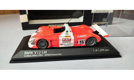 BMW V12 LM Le Mans 2000 Minichamps, масштабная модель, scale43