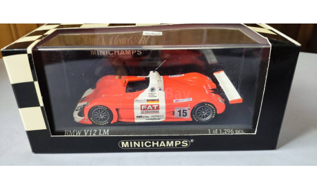 BMW V12 LM Le Mans 2000 Minichamps, масштабная модель, scale43