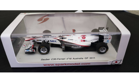 Sauber C30-Ferrari  Australia GP 2011  F1  Spark, масштабная модель, 1:43, 1/43