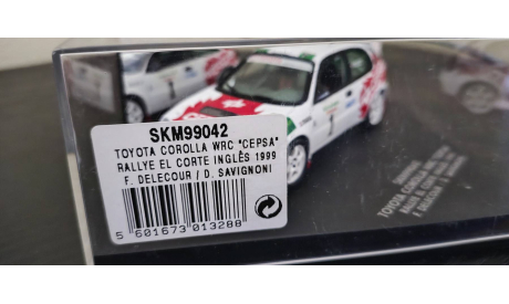 Toyota Corolla  WRC 1999 №1 Rallye   Vitesse, масштабная модель, 1:43, 1/43