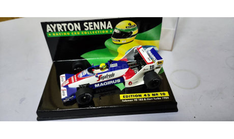 Toleman TG 183 B-Hart Turbo 1984 Senna  Minichamps, масштабная модель, scale43