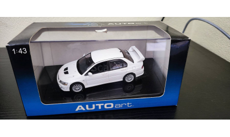 Mitsubishi Lancer Evolution  EVO VII   Autoart, масштабная модель, scale43