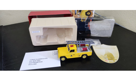 Land Rover Series West Sussex Fire Brigade Corgi, масштабная модель, 1:43, 1/43