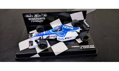 Tyrrell Yamaha 023 Katayama F1 Minichamps, масштабная модель, scale43