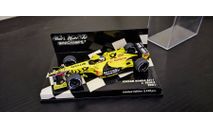 Jordan Honda EJ11 Trulli 2001 F1 Minichamps, масштабная модель, scale43