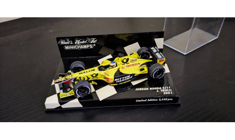 Jordan Honda EJ11 Trulli 2001 F1 Minichamps, масштабная модель, scale43