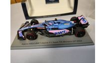 Alpine A522 BWT Alonso  Monaco GP 2022 F1  Spark, масштабная модель, scale43