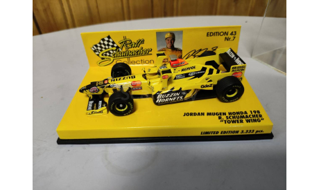 Jordan Mugen Honda 198 R. Schumacher  Minichamps, масштабная модель, scale43