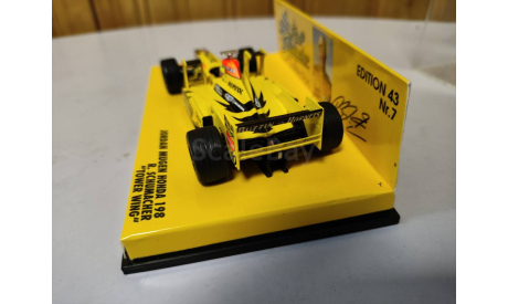Jordan Mugen Honda 198 R. Schumacher  Minichamps, масштабная модель, scale43