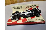 Williams Toyota Rosberg 2008 F1 Minichamps, масштабная модель, scale43
