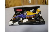 Tyrrell Ford 018 Japan GP 1989 Alesi F1 Minichamps 400020074, масштабная модель, 1:43, 1/43