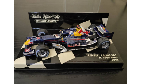 Red Bull Racing RB2 Coulthard 2006 F1 Minichamps, масштабная модель, scale43