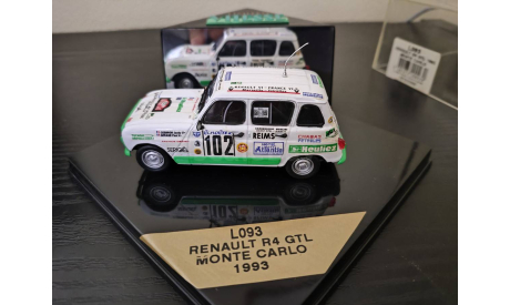 Renault R4 GTL Monte Carlo 1993 Vitesse, масштабная модель, scale43