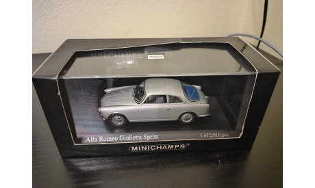 Alfa Romeo Giulietta Sprint 1954  Minichamps, масштабная модель, scale43