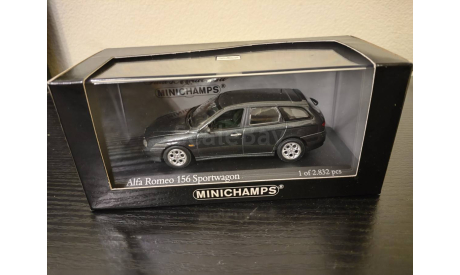 Alfa Romeo 156 Sportwagon 2001 Minichamps, масштабная модель, scale43