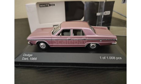Dodge Dart 1966 WhiteBox, масштабная модель, scale43