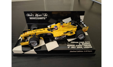 Jordan Ford EJ14 Mansell 2004 F1 Minichamps, масштабная модель, scale43