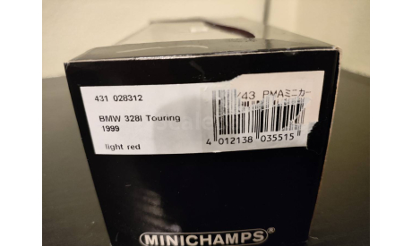 BMW 328i 328 i Touring 1999 E46 Minichamps, масштабная модель, scale43