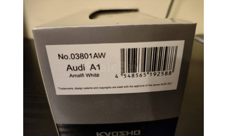 Audi A1  2011 Kyosho  03801AW, масштабная модель, 1:43, 1/43