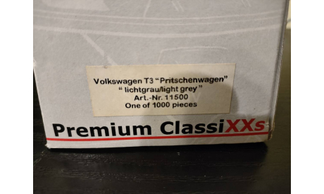 VW Volkswagen T3 Pritschenwagen  Premium Classixxs  11500, масштабная модель, scale43