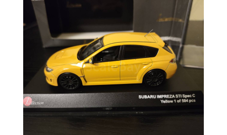 Subaru Impreza STI Spec С 2009  Kyosho JC29002Yl, масштабная модель, scale43